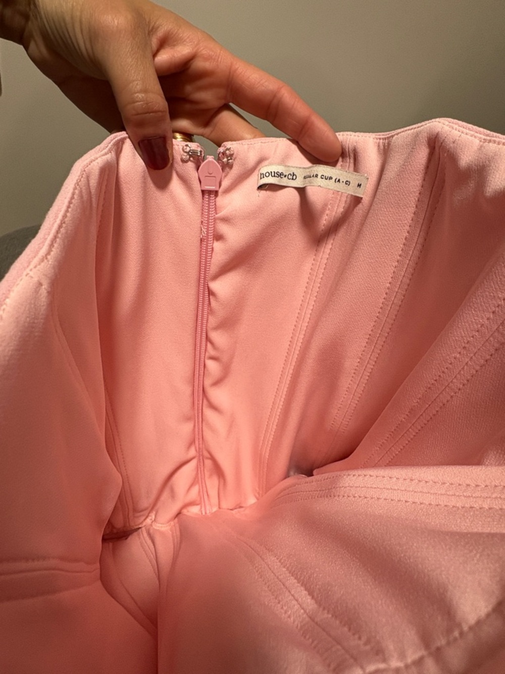 House of CB Persephone Dress Pink Rose - Picture 7 of 8
